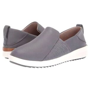 OluKai Malua Slip On Waterproof Leather Sneaker Grey Women's 8.5